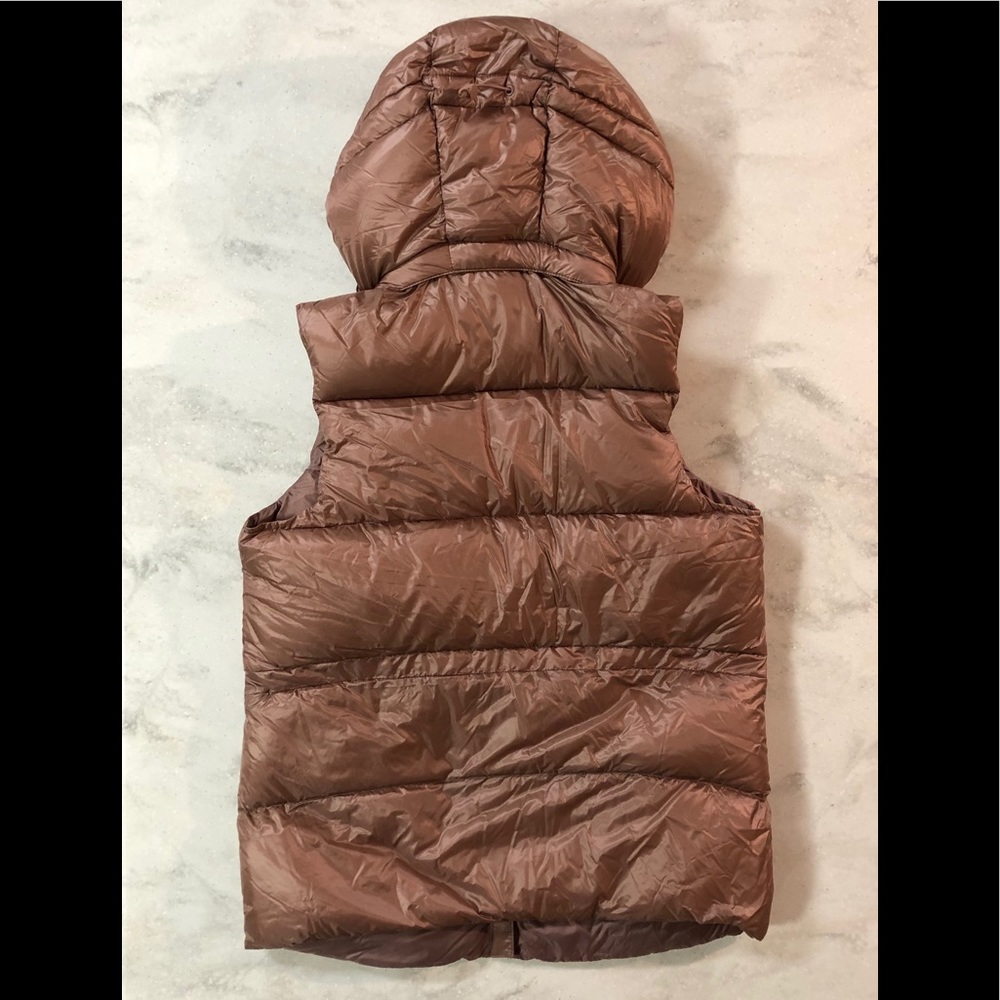 NWT Athleta Lofty Down Vest Dogwood Mauve M-Tall - Picture 7 of 8